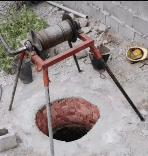حفر چاه دستی